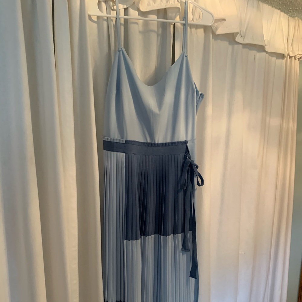 ASOS Long Pleated Dress